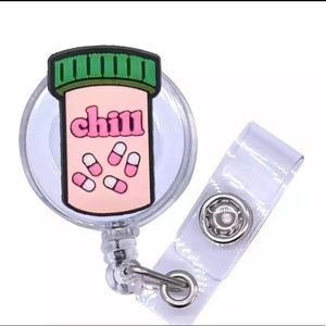 Retractable ID holder chill pill